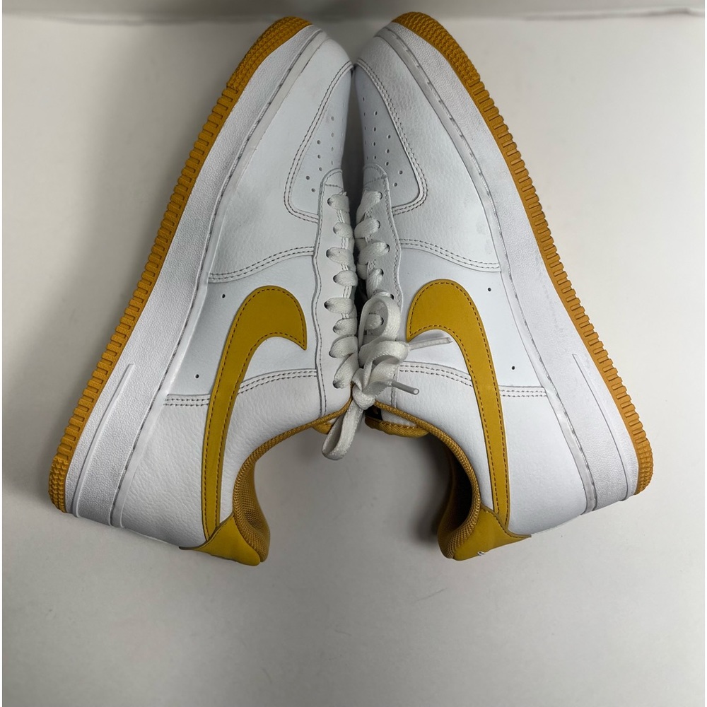 Nike Air Force 1 Low Double Swoosh “Light Ginger” Size 8 White CT2300-100